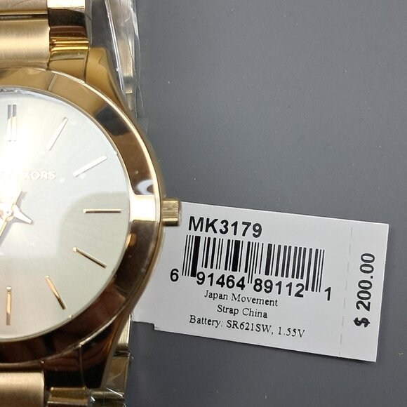 Michael Kors Gold-Tone Slim Runway Watch - MK3179 - #65 - Picture 3 of 7